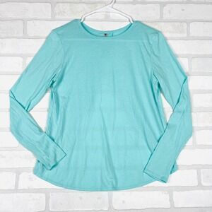 Fabletics XS Long Sleeve Top Open‎ Back Activewear Tee Athletic Shirt